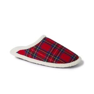 NWT Unisex Holiday Plaid Sherpa Slippers Men’s 9-10 Women’s 11-12 🎁